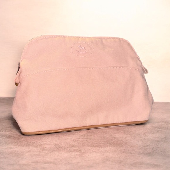 Hermes Pink Makeup Toiletry Bag / Pouch - Picture 4 of 7
